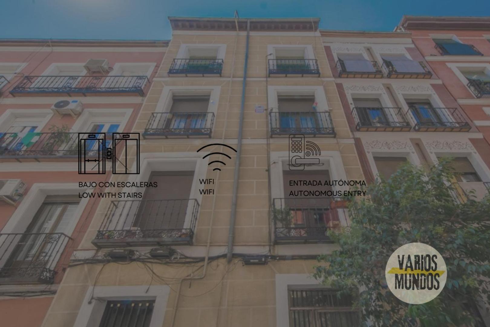 Cool Duplex Bajo Apt 7Pax Cerca De Tirso De Molina E2 Madrid Exterior photo